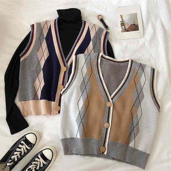 women's knits & tees preppy england style designer knit spring autumn sleeveless sweater vest women knitted crop casual waistcoat outw, White
women's knits & tees preppy england style designer knit spring autumn sleeveless sweater vest women knitted crop casual waistcoat outw, White