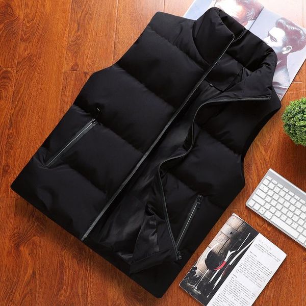 men's vests fashion mens jacket sleeveless vest spring thermal soft casual coats male cotton men thicken waistcoat, Black;white
men's vests fashion mens jacket sleeveless vest spring thermal soft casual coats male cotton men thicken waistcoat, Black;white