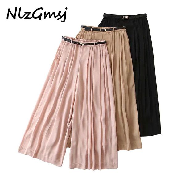 women's pants & capris nlzgmsj women summer solide chiffon crop trousers vintage style strethy waist lady loose pantalon, Black;white
women's pants & capris nlzgmsj women summer solide chiffon crop trousers vintage style strethy waist lady loose pantalon, Black;white