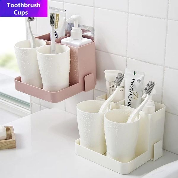 bath accessory set toothbrush holder wall hanging toothpaste mouth cup storage shelf kitchen bathroom organizers
bath accessory set toothbrush holder wall hanging toothpaste mouth cup storage shelf kitchen bathroom organizers