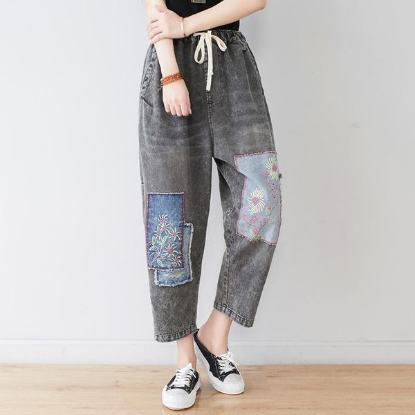 women's pants & capris plus size high waist jeans woman loose patchwork arrival embroidery hole denim hip hop elastic cowboy trousers, Black;white
women's pants & capris plus size high waist jeans woman loose patchwork arrival embroidery hole denim hip hop elastic cowboy trousers, Black;white