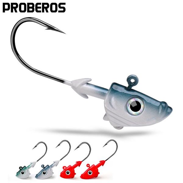 fishing hooks proberos 1pc jigs fishhook 21.5g 32.5g sinking metal jig head lures worm baits barbed hook accessories
fishing hooks proberos 1pc jigs fishhook 21.5g 32.5g sinking metal jig head lures worm baits barbed hook accessories