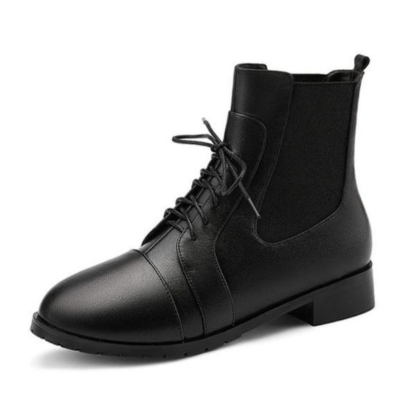 boots fashion ankle women genuine leather lace up winter spring shoes low heels black brown large size
boots fashion ankle women genuine leather lace up winter spring shoes low heels black brown large size