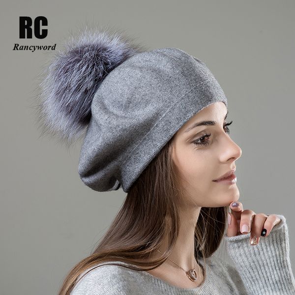 women beret wool hat knitted wool berets real fur pompom beret cap women winter hats beanies rc2047, Blue;gray
women beret wool hat knitted wool berets real fur pompom beret cap women winter hats beanies rc2047, Blue;gray