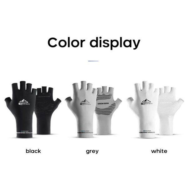 elastic summer gloves men touch screen anti-slip anti-uv cycling breathable sun-proof ice silk cool thin, Black
elastic summer gloves men touch screen anti-slip anti-uv cycling breathable sun-proof ice silk cool thin, Black