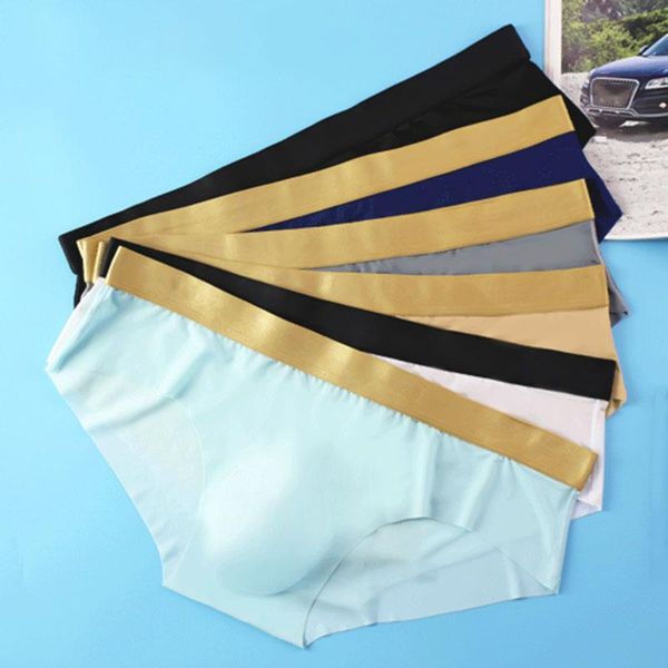 underpants men seamless underwear ice silk breathable soft ultra-thin briefs with convex sac fs99, Black;white
underpants men seamless underwear ice silk breathable soft ultra-thin briefs with convex sac fs99, Black;white