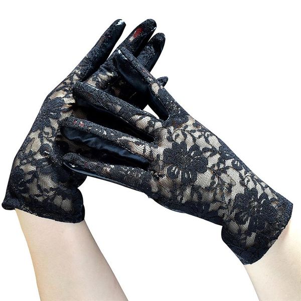 five fingers gloves black satin full finger long soft floral lace wedding mitten patchwork bow knot elastic, Blue;gray
five fingers gloves black satin full finger long soft floral lace wedding mitten patchwork bow knot elastic, Blue;gray
