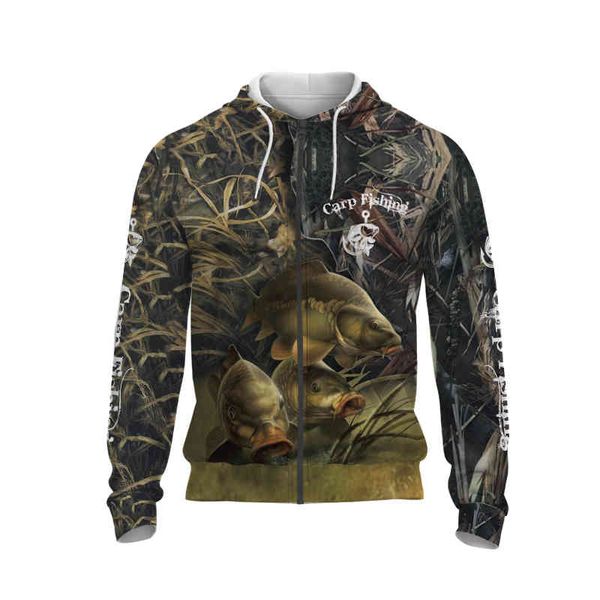 carp fishing hoodi animal hunting 3d printed sweatshirt men women fashion zipper hoodie harajuku streetwear camouflage ets, Black
carp fishing hoodi animal hunting 3d printed sweatshirt men women fashion zipper hoodie harajuku streetwear camouflage ets, Black