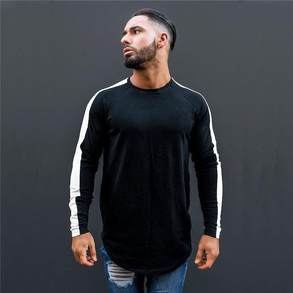 men's t-shirts empty board solid color pure cotton long section slim long-sleeved t-shirt round neck hit sports fitness hip-hop, White;black
men's t-shirts empty board solid color pure cotton long section slim long-sleeved t-shirt round neck hit sports fitness hip-hop, White;black