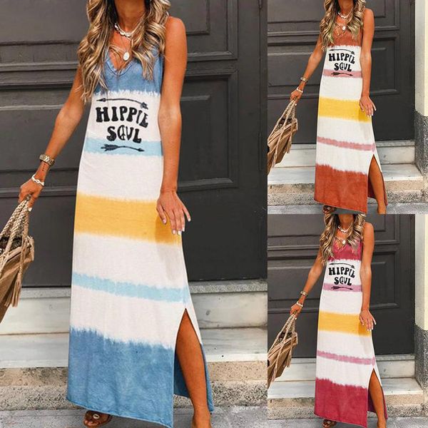 est women lady v neck sleeveless printing loose breathable dress for summer beach party casual dresses, Black;gray
est women lady v neck sleeveless printing loose breathable dress for summer beach party casual dresses, Black;gray
