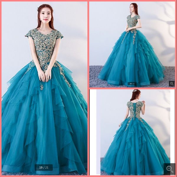 vestido de festa turquoise tulle ball gown prom dress champagne lace appliques pearls short sleeve modest party dresses vintage princess puf, Black
vestido de festa turquoise tulle ball gown prom dress champagne lace appliques pearls short sleeve modest party dresses vintage princess puf, Black
