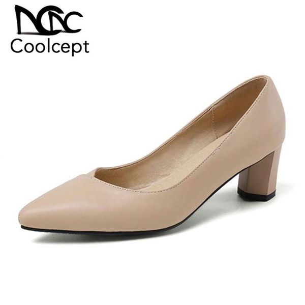 dress shoes coolcept women pumps fashion pointed toe single special heels slip on solid color footwear size 30-43, Black
dress shoes coolcept women pumps fashion pointed toe single special heels slip on solid color footwear size 30-43, Black