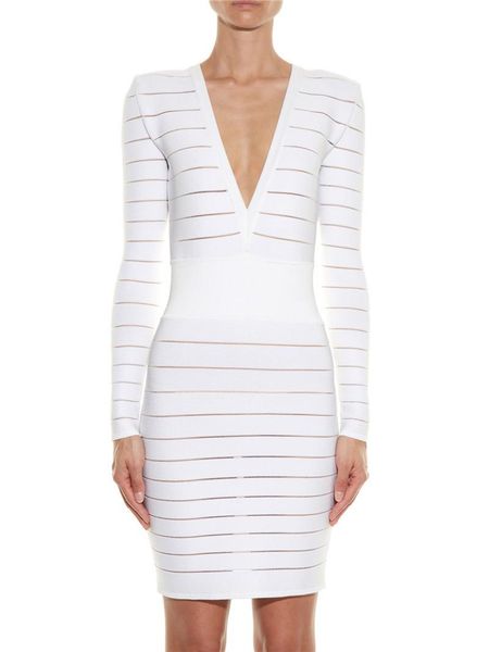 casual dresses bandage dress 2021 white stripe long sleeve bodycon rayon elegant women night party, Black;gray
casual dresses bandage dress 2021 white stripe long sleeve bodycon rayon elegant women night party, Black;gray