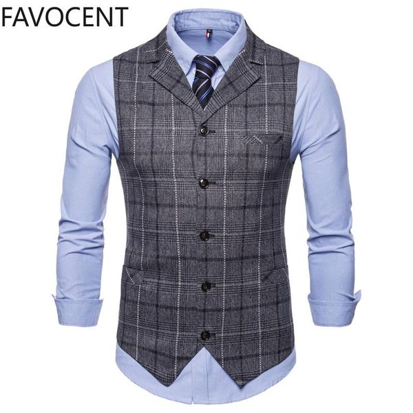 men's vests suit vest men jacket sleeveless fashion plaid waistcoat business british blazer for chaleco, Black;white
men's vests suit vest men jacket sleeveless fashion plaid waistcoat business british blazer for chaleco, Black;white