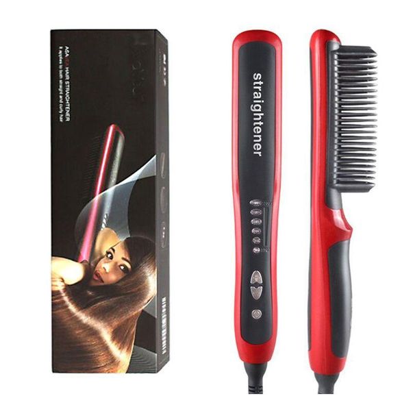 professional electric hair straightener curler brush multifunctional straightening iron for women men beard brushes
professional electric hair straightener curler brush multifunctional straightening iron for women men beard brushes