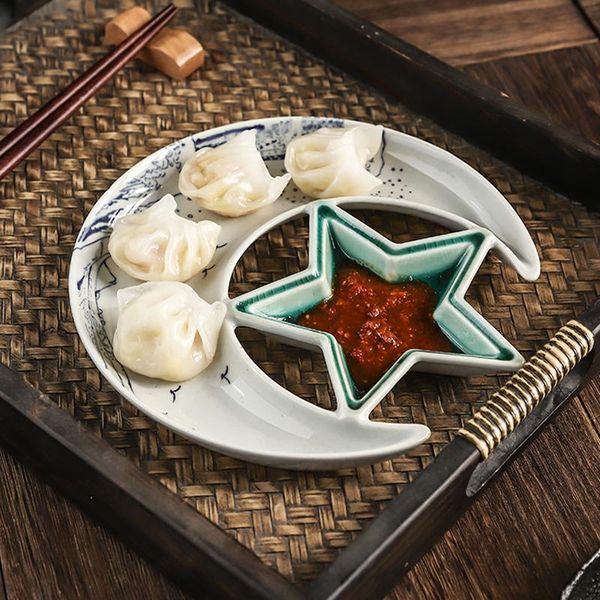 dishes & plates star and moon plate, japanese ceramic tableware, dessert plate dumpling snack tray sushi sashimi serving salver 1pcs
dishes & plates star and moon plate, japanese ceramic tableware, dessert plate dumpling snack tray sushi sashimi serving salver 1pcs