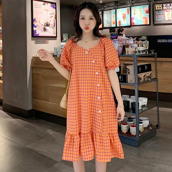 97445# maternity clothes summer cotton short sleeves loose stylish dress pregnant women mom dresses, White
97445# maternity clothes summer cotton short sleeves loose stylish dress pregnant women mom dresses, White