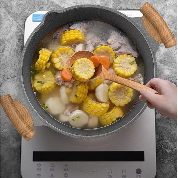 pans thickened aluminum alloy small soup pot smoke-binaural non-stick frying pan multi-functional household gas cooker steamer
pans thickened aluminum alloy small soup pot smoke-binaural non-stick frying pan multi-functional household gas cooker steamer