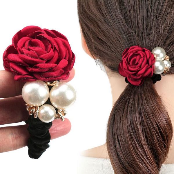 hair accessories rose pearls elastic bands big flower rope ties women rubber gum headwear fashion
hair accessories rose pearls elastic bands big flower rope ties women rubber gum headwear fashion