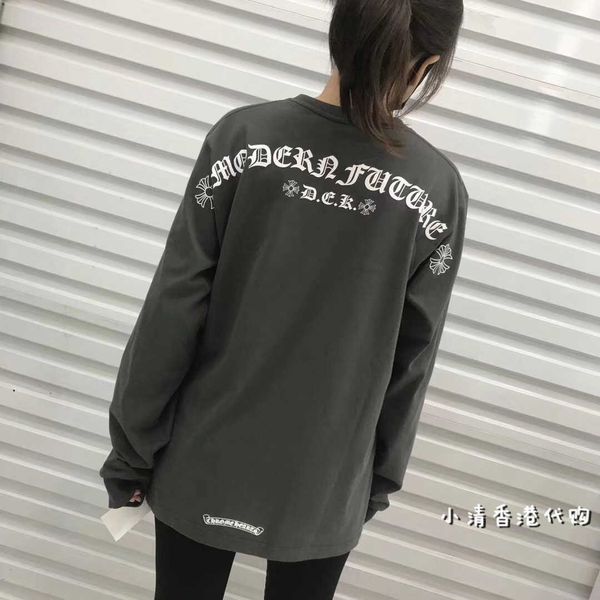 chrome hong kong crosin long sleeve ch hearts new sanskrit print cement grey loose t-shirt for men and women, Black
chrome hong kong crosin long sleeve ch hearts new sanskrit print cement grey loose t-shirt for men and women, Black