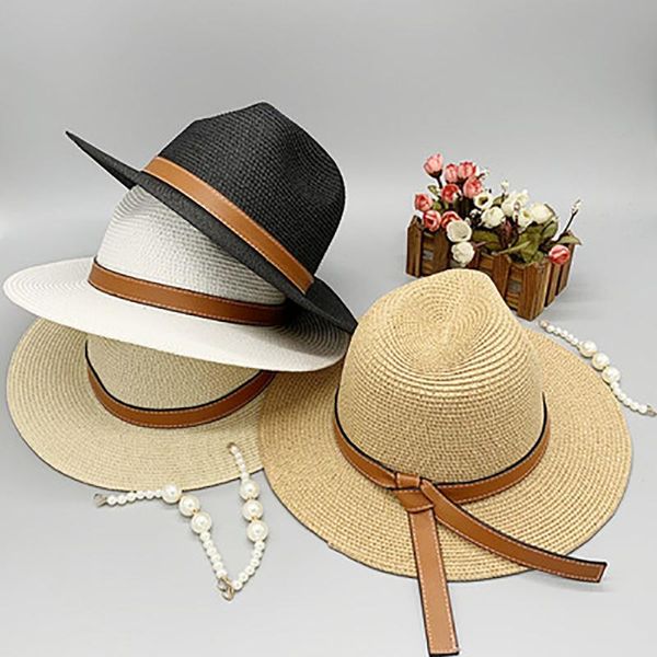 wide brim hats giolshon fashion irregular decorative strip summer sun hat traveling straw cap visors fisherman sunshade beach, Blue;gray
wide brim hats giolshon fashion irregular decorative strip summer sun hat traveling straw cap visors fisherman sunshade beach, Blue;gray