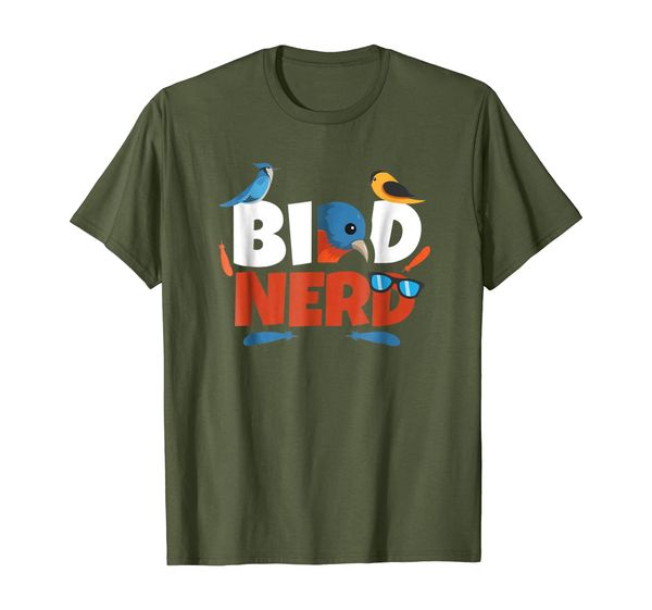Birdwatcher Bird Nerd Ornithology T-Shirt, Mainly pictures