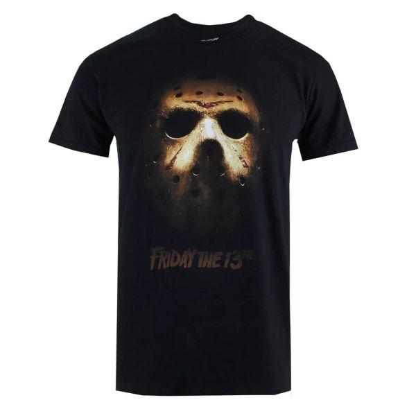 friday 13th jason voorhees mask logo offiziell männer t-shirt herren, White;black
friday 13th jason voorhees mask logo offiziell männer t-shirt herren, White;black