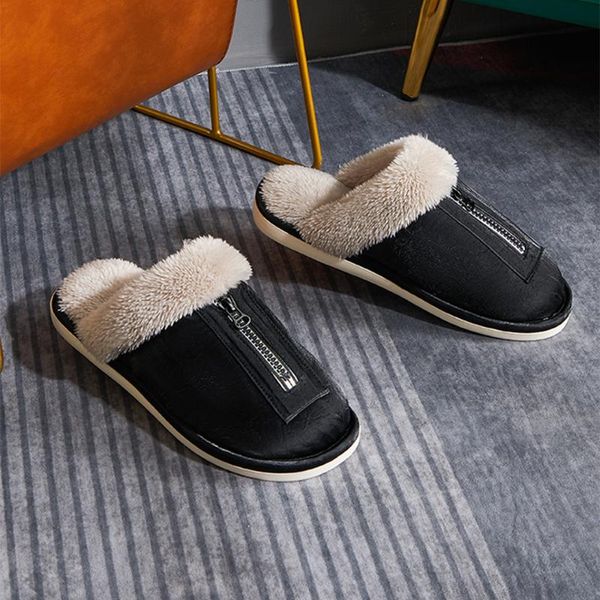 posee zipper pu leather men's slippers winter plus velvet household couple indoor autumn and warm cotton 5302, Black
posee zipper pu leather men's slippers winter plus velvet household couple indoor autumn and warm cotton 5302, Black