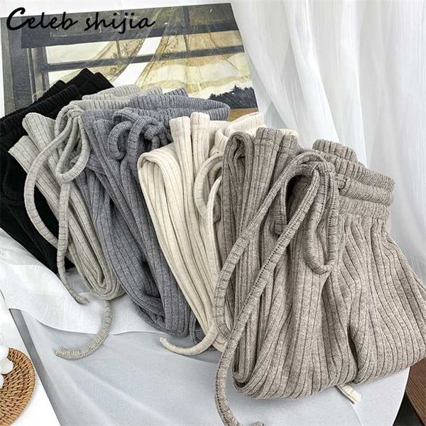 chic autumn wool knit pants woman high waist apricot khaki loose straight leg pant female korean winter street trousers mom 211216, Black;white
chic autumn wool knit pants woman high waist apricot khaki loose straight leg pant female korean winter street trousers mom 211216, Black;white