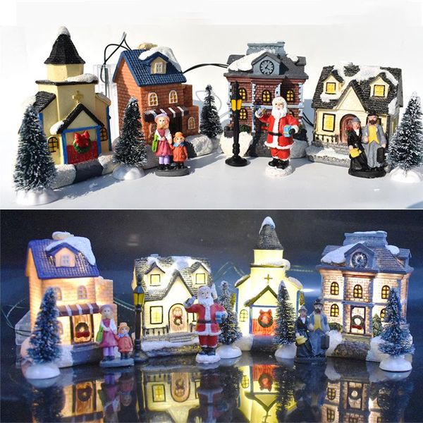 party decoration 10 piece set christmas decorations santa claus couples chalet with lights cartoon style diy children's gifts ornaments
party decoration 10 piece set christmas decorations santa claus couples chalet with lights cartoon style diy children's gifts ornaments