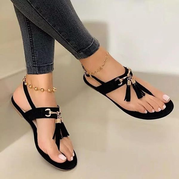 tassel clip-toe beach sandals women summer fringe solid shoes casual plus size ladies flip flops, Black
tassel clip-toe beach sandals women summer fringe solid shoes casual plus size ladies flip flops, Black