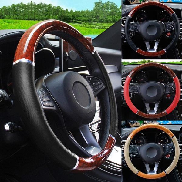steering wheel covers universal 38cm car cover mahogany wood leather fit steer auto interior decoration
steering wheel covers universal 38cm car cover mahogany wood leather fit steer auto interior decoration