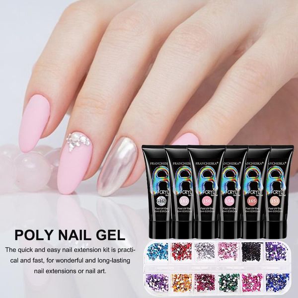 nail art kits 15/17pcs gel kit with uv lamp extension varnish polish set semi permanent professional for manicure
nail art kits 15/17pcs gel kit with uv lamp extension varnish polish set semi permanent professional for manicure