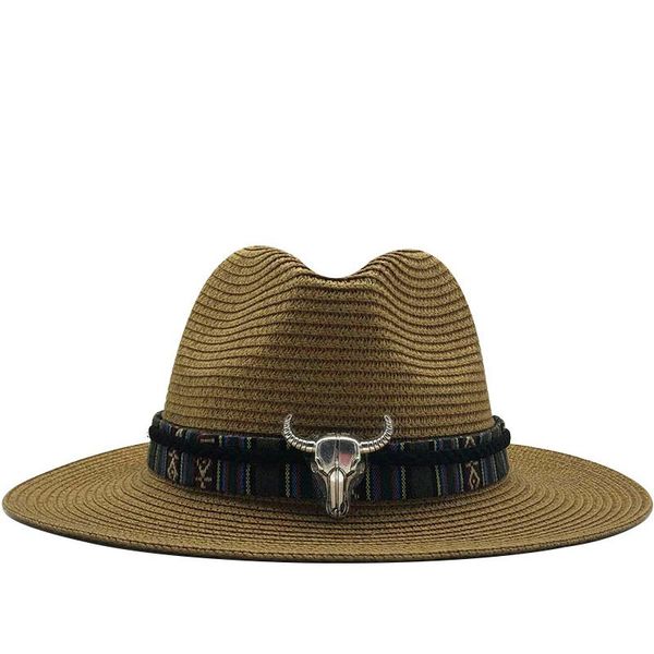 wide brim hats summer straw hat for men women sun beach jazz panama fedora protection cap with leather belt, Blue;gray
wide brim hats summer straw hat for men women sun beach jazz panama fedora protection cap with leather belt, Blue;gray