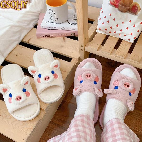women plush slippers house ladies fluffy cute pig pattern shoes winter casual girls fashion shoe home female, Black
women plush slippers house ladies fluffy cute pig pattern shoes winter casual girls fashion shoe home female, Black