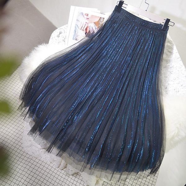skirts 2021 spring fashion fairy mesh shiny pleated skirt with bright silk yarn high waist fluffy madi 12 colors, Black
skirts 2021 spring fashion fairy mesh shiny pleated skirt with bright silk yarn high waist fluffy madi 12 colors, Black