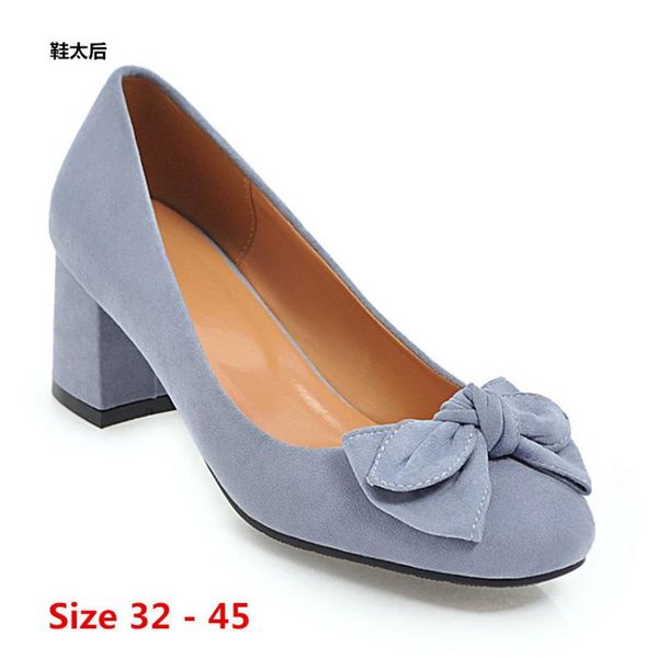 office pumps square mid high heels woman casual shoes slip on women small big size 32 - 45 dress, Black
office pumps square mid high heels woman casual shoes slip on women small big size 32 - 45 dress, Black