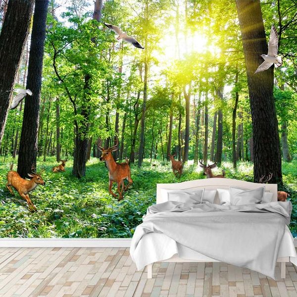 wallpapers custom 3d po wallpaper sunlight green forest landscape large mural home decor living room bedroom background papel de parede
wallpapers custom 3d po wallpaper sunlight green forest landscape large mural home decor living room bedroom background papel de parede