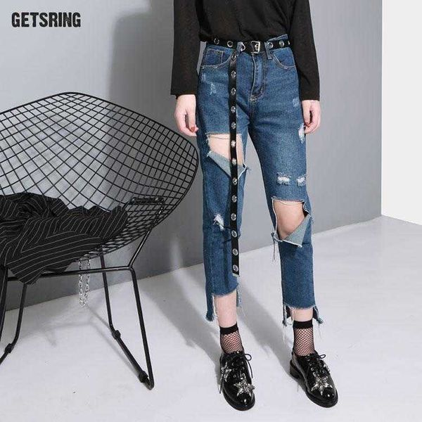 getsring women jeans denim hole trousers irregular hollow out pants spring summer asymmetric loose 210601, Blue
getsring women jeans denim hole trousers irregular hollow out pants spring summer asymmetric loose 210601, Blue
