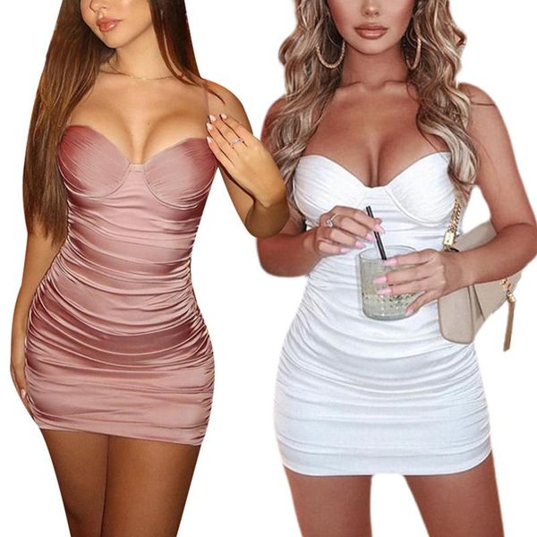 casual dresses women's sleeveless dress pleated spaghetti straps bodycon solid color garment for female, Black;gray
casual dresses women's sleeveless dress pleated spaghetti straps bodycon solid color garment for female, Black;gray