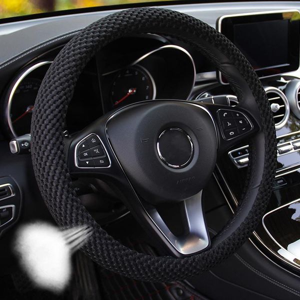 suitable 37-38cm auto steering wheel car cover breathable anti slip covers protective decoration
suitable 37-38cm auto steering wheel car cover breathable anti slip covers protective decoration