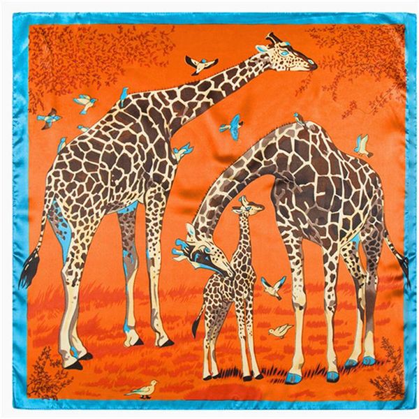 scarves classic retro scarf women luxury giraffe print ladies hair bandana handkerchief for head neck shawl, Blue;gray
scarves classic retro scarf women luxury giraffe print ladies hair bandana handkerchief for head neck shawl, Blue;gray