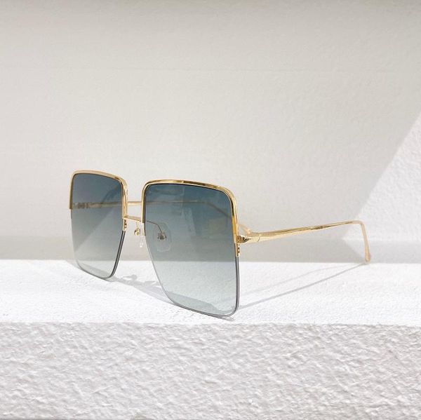 sunglasses half-frame square gold metal big frame gradient color lens women's ff0442 male glasses anti-uv400, White;black
sunglasses half-frame square gold metal big frame gradient color lens women's ff0442 male glasses anti-uv400, White;black
