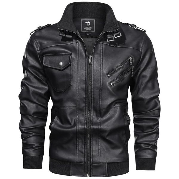 men's fur & faux mens leather jackets motorcycle stand collar zipper pockets male us size pu coats biker fashion outerwear eu, Black
men's fur & faux mens leather jackets motorcycle stand collar zipper pockets male us size pu coats biker fashion outerwear eu, Black