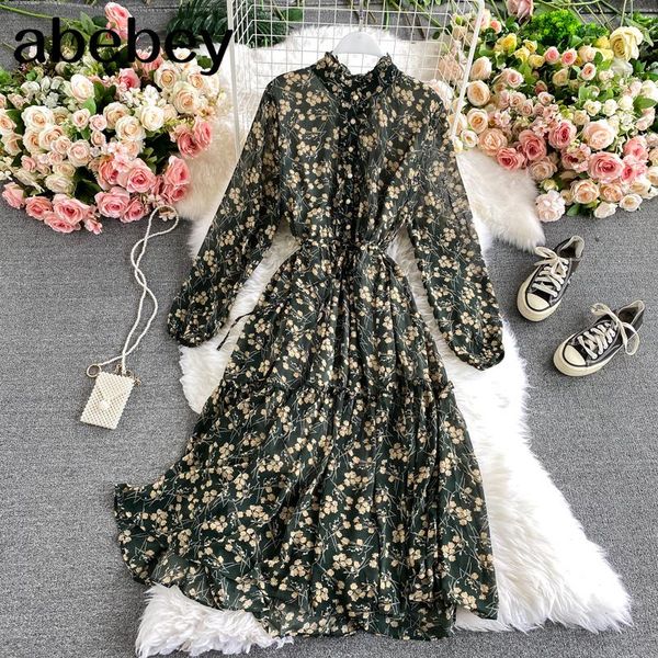 casual dresses fashion women's floral mosaic dress stand collar a long sleeve chiffon, Black;gray
casual dresses fashion women's floral mosaic dress stand collar a long sleeve chiffon, Black;gray