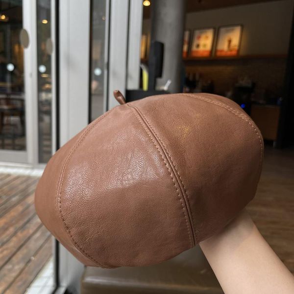 beanies vintage brand fashion brown black pu leather berets hat for women cap female ladies beanie beret girls autumn and winter
beanies vintage brand fashion brown black pu leather berets hat for women cap female ladies beanie beret girls autumn and winter