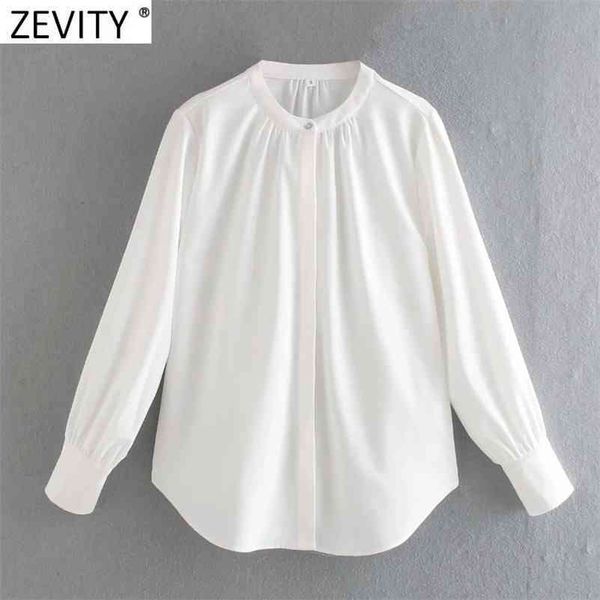 women simply stand collar solid color smock blouse office ladies single breasted business shirts chic blusas ls7463 210416, White;black
women simply stand collar solid color smock blouse office ladies single breasted business shirts chic blusas ls7463 210416, White;black