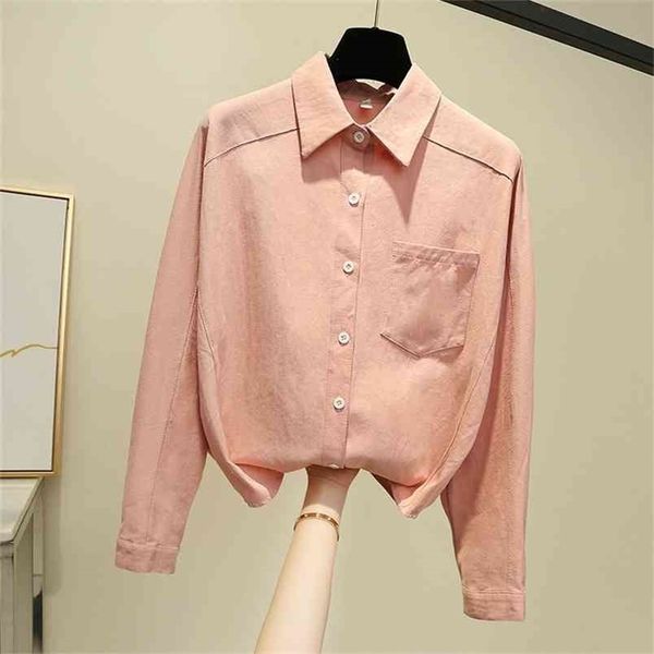 single breasted pocket long sleeve women's blouses korean summer style casual turn-down collar women irregular shirt plus size 210604, White
single breasted pocket long sleeve women's blouses korean summer style casual turn-down collar women irregular shirt plus size 210604, White
