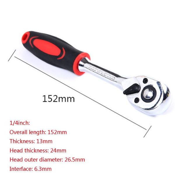 1piece 1/4" 3/8'' 1/2'' high torque ratchet wrench spanner socket handle lock quick release professional repairing
1piece 1/4" 3/8'' 1/2'' high torque ratchet wrench spanner socket handle lock quick release professional repairing