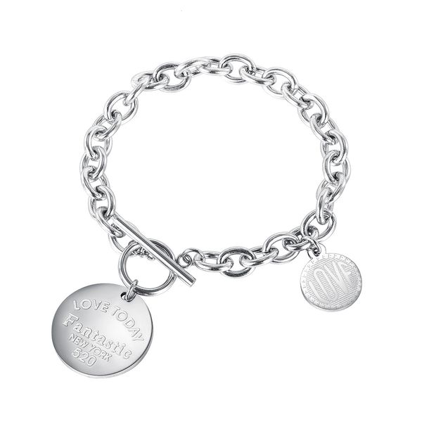 fashion hand ornament personalized love disc ot button women's titanium steel bracelet, Golden;silver
fashion hand ornament personalized love disc ot button women's titanium steel bracelet, Golden;silver